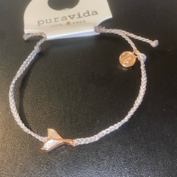 NEW - Puta Vida Rose Gold Mermaid Fin Charm Bracelet. - Picture 10 of 10